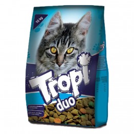 TROPI Duo (Говядина, птица, овощи) для взрослых кошек 10кг