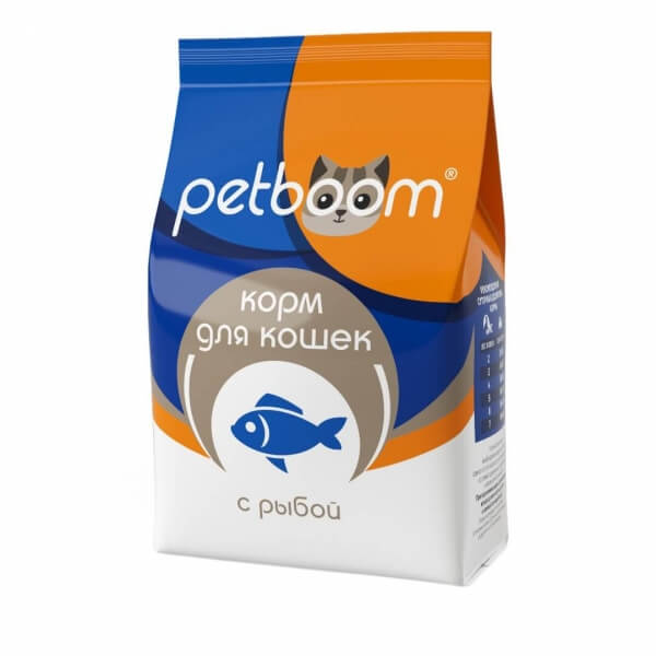 Petboom для Взрослых Кошек (Рыба) 10кг