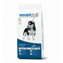 Vincent Life Dog Junior Chicken and Rice 15кг