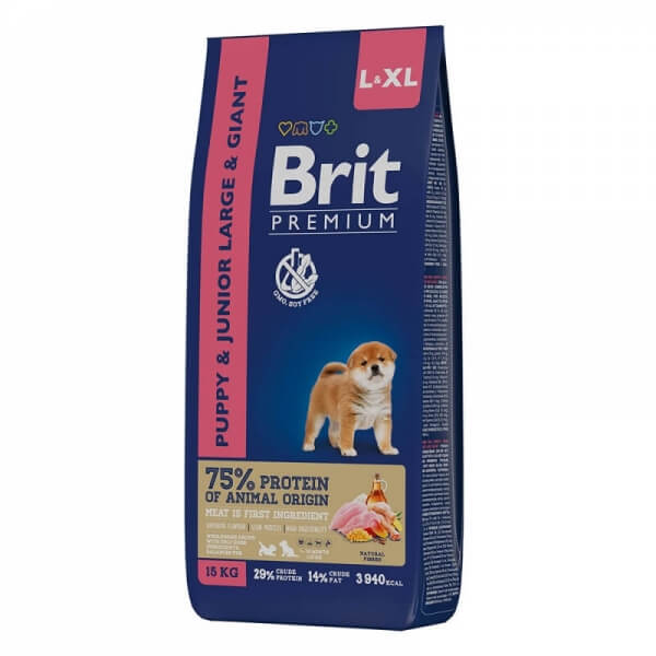Brit Premium Puppy and Junior Large and Giant (Курица) 15кг