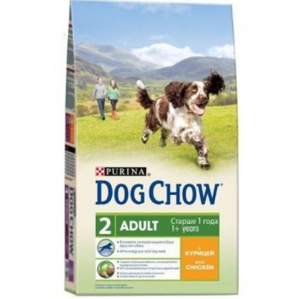 Purina Dog Chow Adult для взрослых собак всех пород 14кг