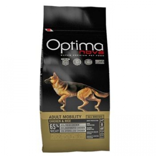 Optima Nova Adult Mobility Chicken and Rice 12кг
