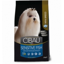 Cibau Sensitive Fish Mini для взрослых мелких пород 2500г