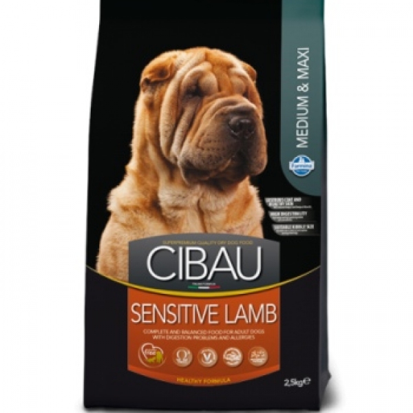Корм Cibau Sensitive Lamb Medium Maxi 12кг