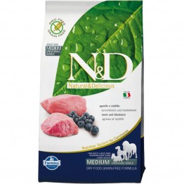 ND Lamb and Blueberry Adult Medium для собак Средних Пород