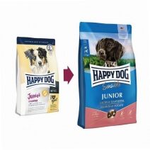 Happy Dog Junior Sensible (Лосось, картофель) 1кг