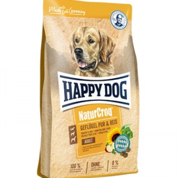 Happy Dog NaturCroq Geflügel (Птица и рис) 1кг