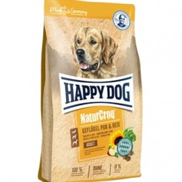 Happy Dog NaturCroq Geflugel Pur and Reis 