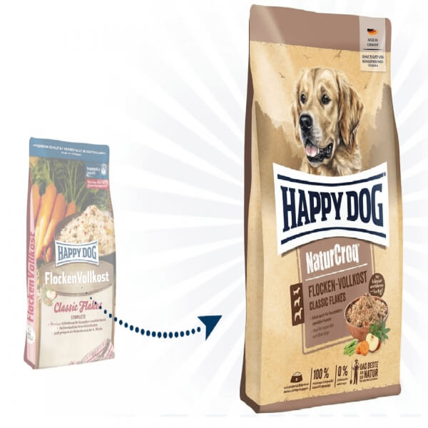 Happy Dog NaturCroq FlockenVollkost 1,5кг