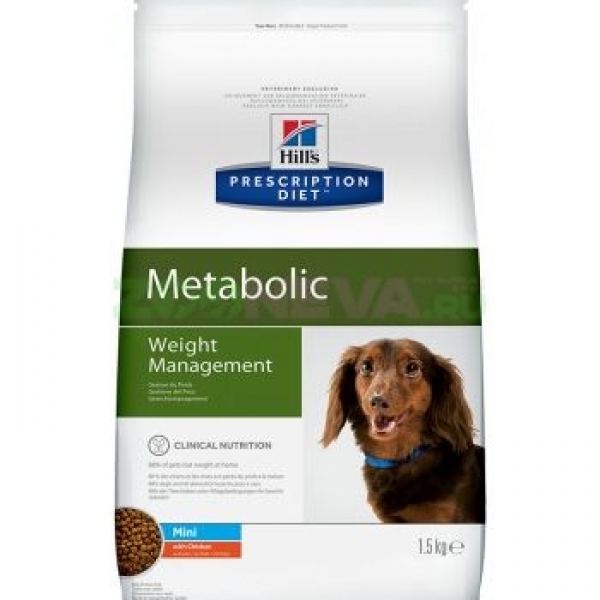 Hill's Prescription Diet PD Canine Metabolic Mini 1,5кг