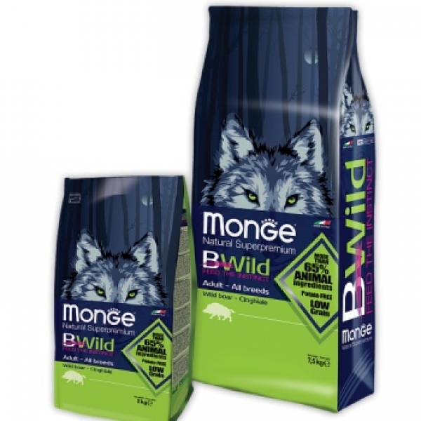 Monge BWild LG Adult All Breeds Дикий Кабан 2,5кг