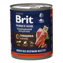 Brit Premium Dog (Говядина и Печень) 850гр
