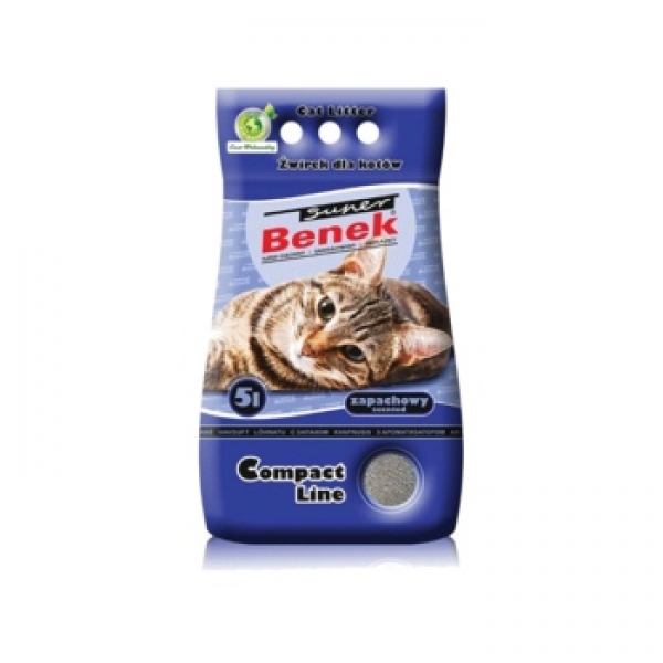 Наполнитель Super Benek Compact с освежающим запахом 5л