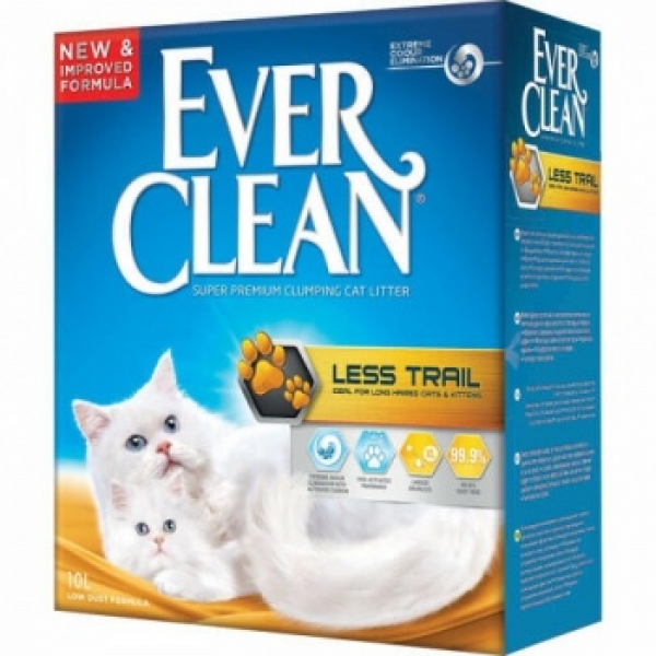 Наполнитель Ever Clean Less Trail для Кошек и Котят 10л