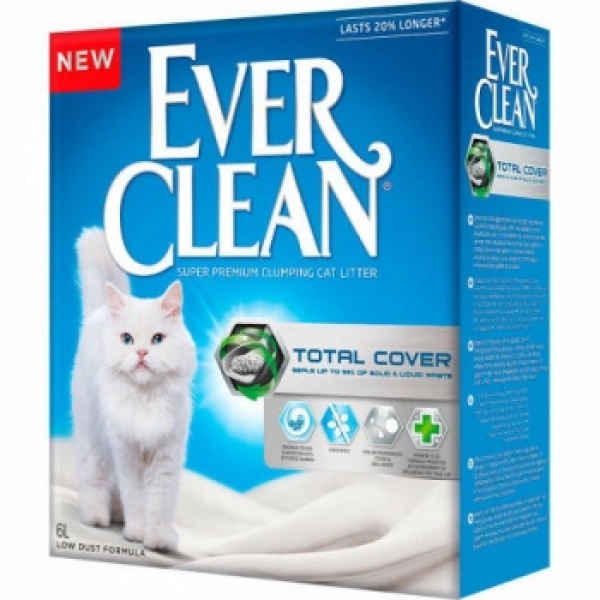 Наполнитель Ever Clean Total Cover 6л