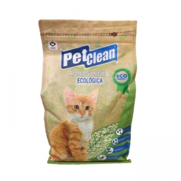 Наполнитель PetClean Tofu Соевый с ароматом зелёного чая 6л