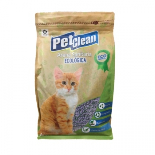 Наполнитель PetClean Tofu Соевый с ароматом лаванды 6л