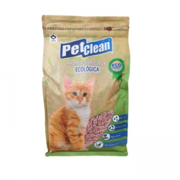 Наполнитель PetClean Tofu Соевый с ароматом персика 6л