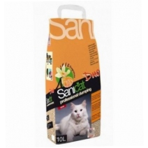 SaniCat Professional Clumping Duo ваниль и мандарин 20л