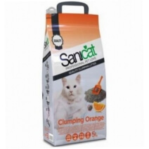 SaniCat Professional Clumping Orange апельсин 5л