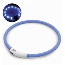 Ошейник Triol Светодиодный Шнурок с USB (синий) 60см