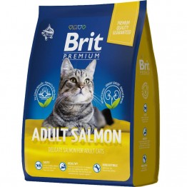 Brit Premium Cat Adult Salmon (Лосось) 8кг