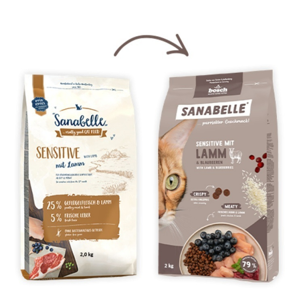 Bosch Sanabelle Sensitive (Ягнёнок) 2кг