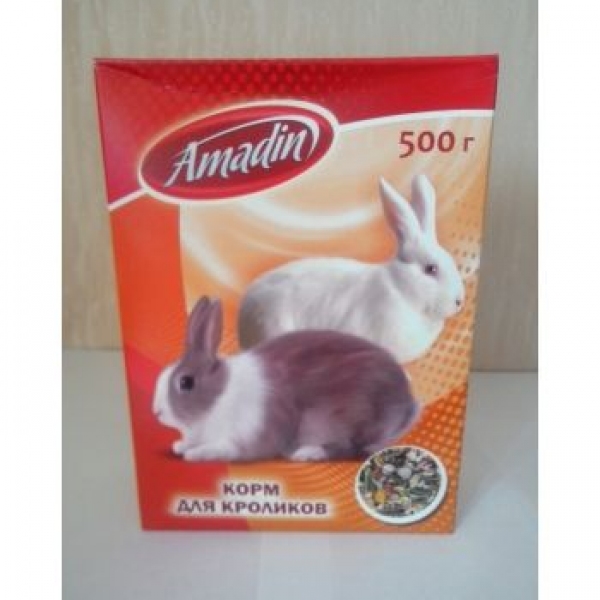 Корм Amadin Основной рацион для кроликов 500г