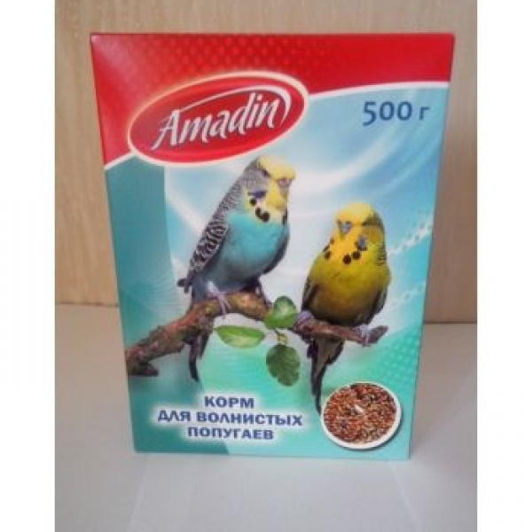 Корм Amadin Основной для волнистых попугаев 500г