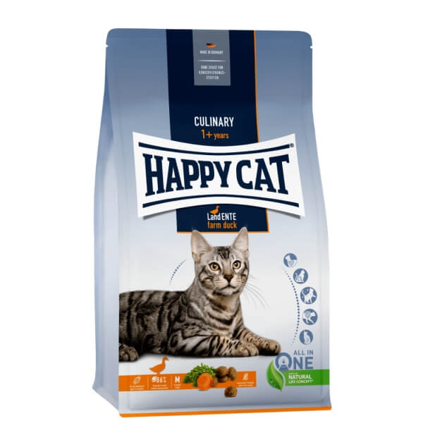 Happy Cat Supreme Culinary Land Ente (Утка) 1,3кг