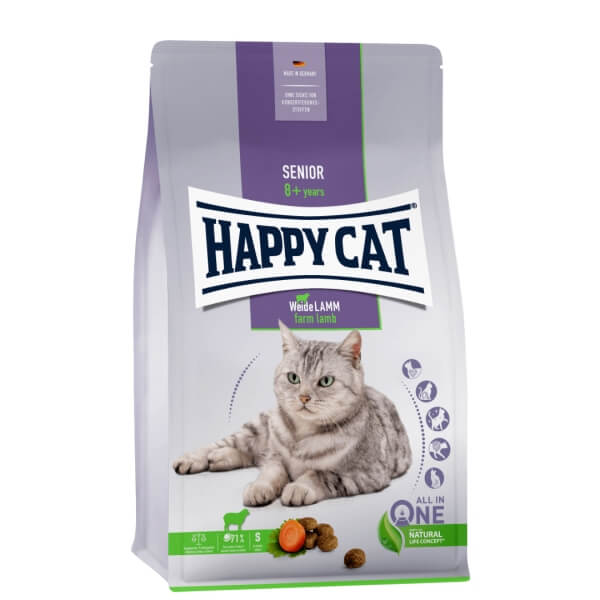 Happy Cat Senior Weide-Lamm (Ягнёнок) 1,3кг