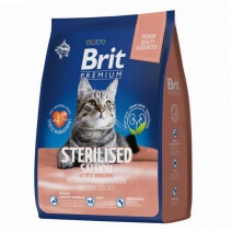 Brit Premium Cat Sterilised (Лосось, Курица) 8кг