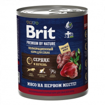 Brit Premium Dog (Сердце и Печень) 850гр
