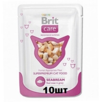 Brit Care Cat Seabream (Морской Лещ) 10шт*80г