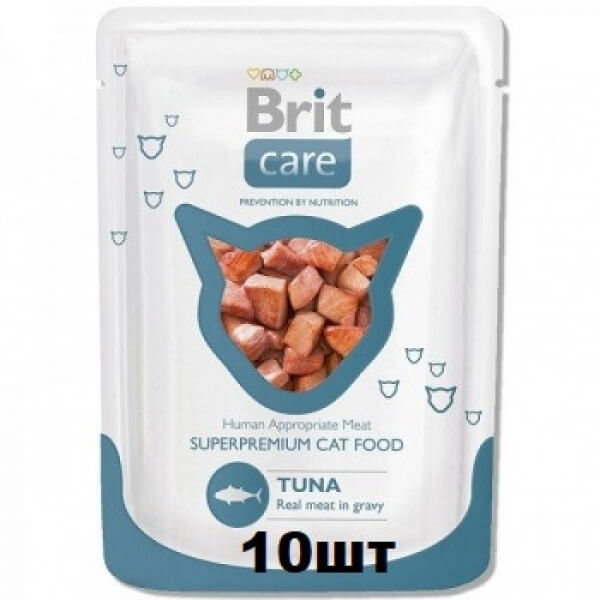 Brit Care Cat Tuna (Тунец) 10шт*80г