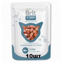 Brit Care Cat Tuna (Тунец) 10шт*80г