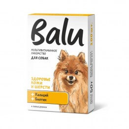 Лакомство BALU «Здоровье кожи и шерсти» биотин и кальций