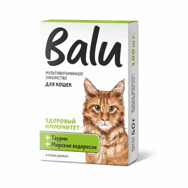 BALU для кошек «Здоровый иммунитет» морские водоросли