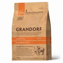 Grandorf Junior Medium & Maxi (Ягненок и индейка) 3кг
