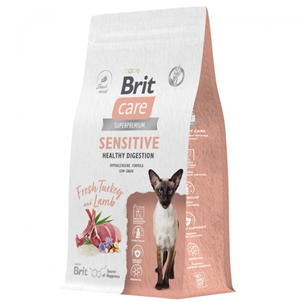 Brit Care Sensitive Healthy (Индейка, Ягненок) 400гр