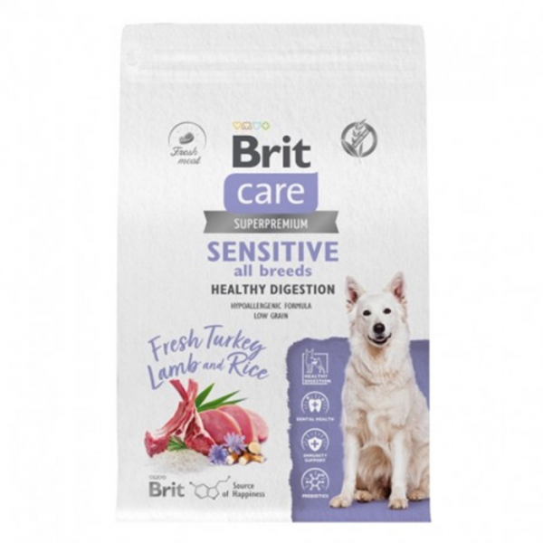 Brit Care Adult Sensitive (Индейка, ягненок) 1,5кг