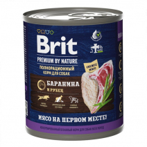 Brit Premium Dog (Баранина с рубцом) 850гр