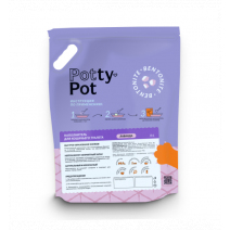 Potty-Pot Лаванда 8кг (10л) бентонитовый наполнитель