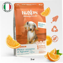 NAXOS Medium puppy (Рыба с Цитрусом) 3кг