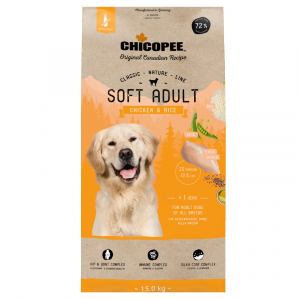 Chicopee CNL Soft Adult (Цыпленок с Рисом) 15кг