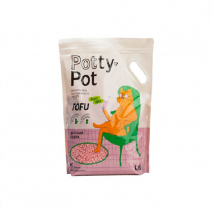 Potty-Pot Супер лайт Наполнитель ТОФУ (Детская пудра) 6л