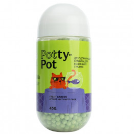 Potty-Pot Дезодорирующие гранулы (Свежесть сада) 450гр