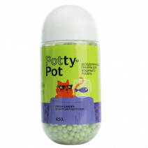Potty-Pot Дезодорирующие гранулы (Свежесть сада) 450гр