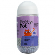 Potty-Pot Дезодорирующие гранулы (Лаванда) 450гр