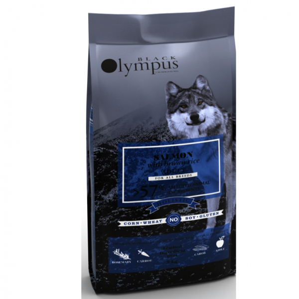 Black Olympus Salmon & Brown Rice (Лосось) 12кг